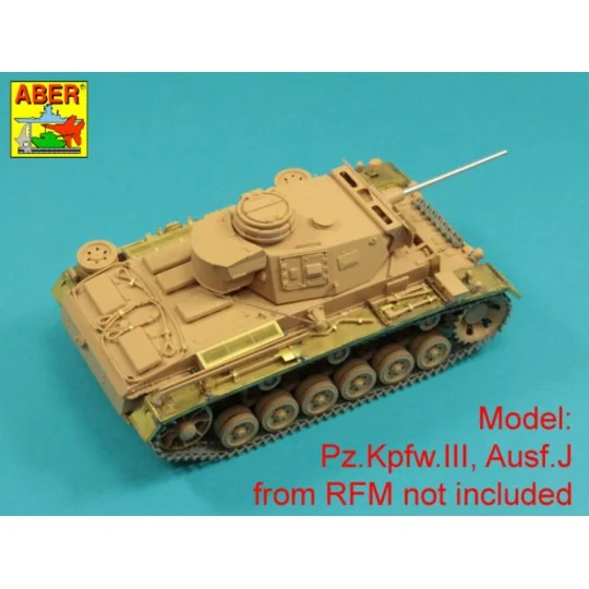 Fenders for PzKpfw III, 1/35 - Aber Models 35 A014