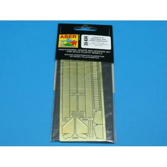 Fenders for Shermans with HVSS suspension, 1/35 - Aber Models 35 A034