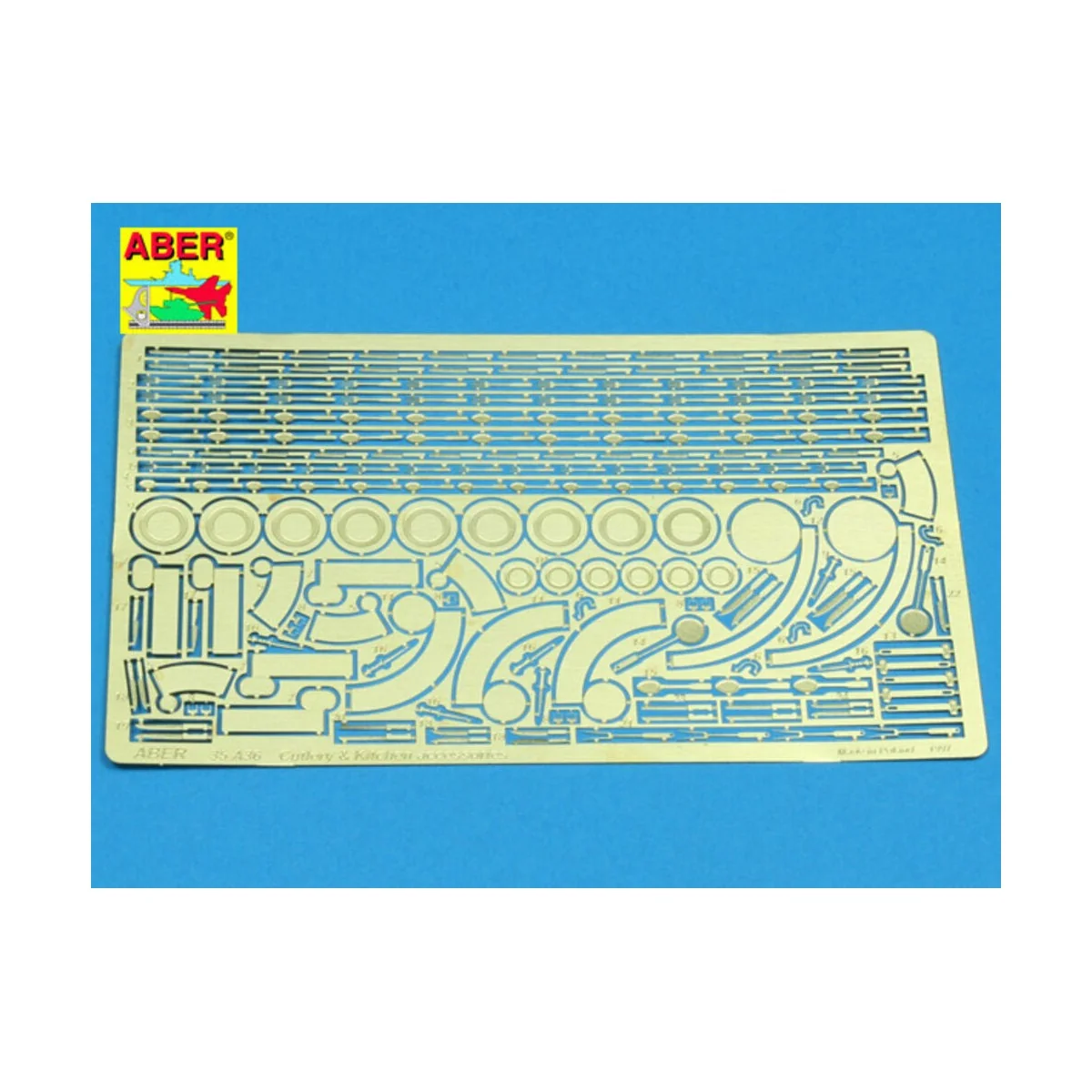 Cuterly & Kitchen accesories, 1/35 - Aber Models 35 A036