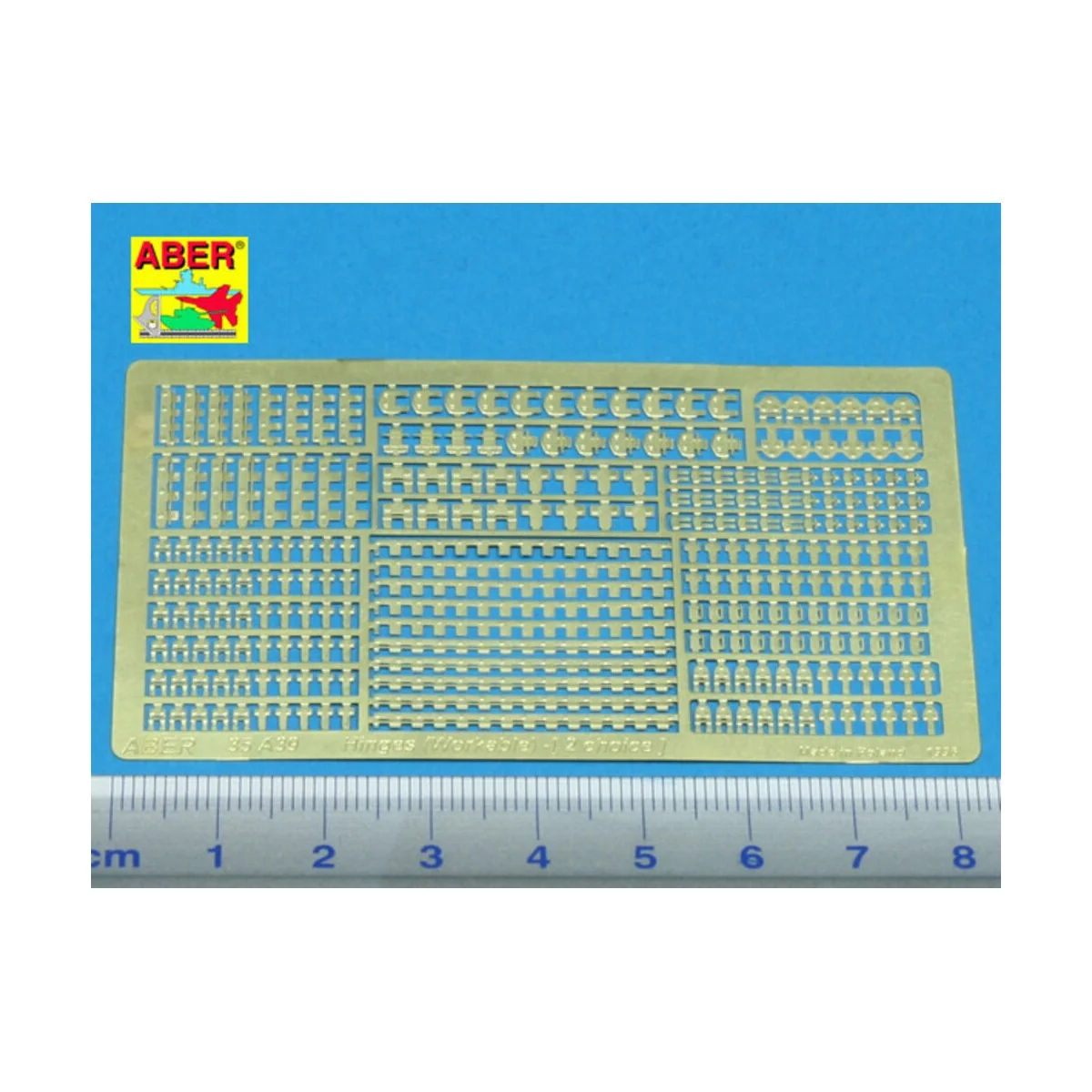 Hinges - workable (2 choice), 1/35 - Aber Models 35 A039