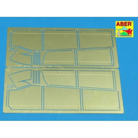 Side skirts for King Tiger, 1/35 - Aber Models 35 A040