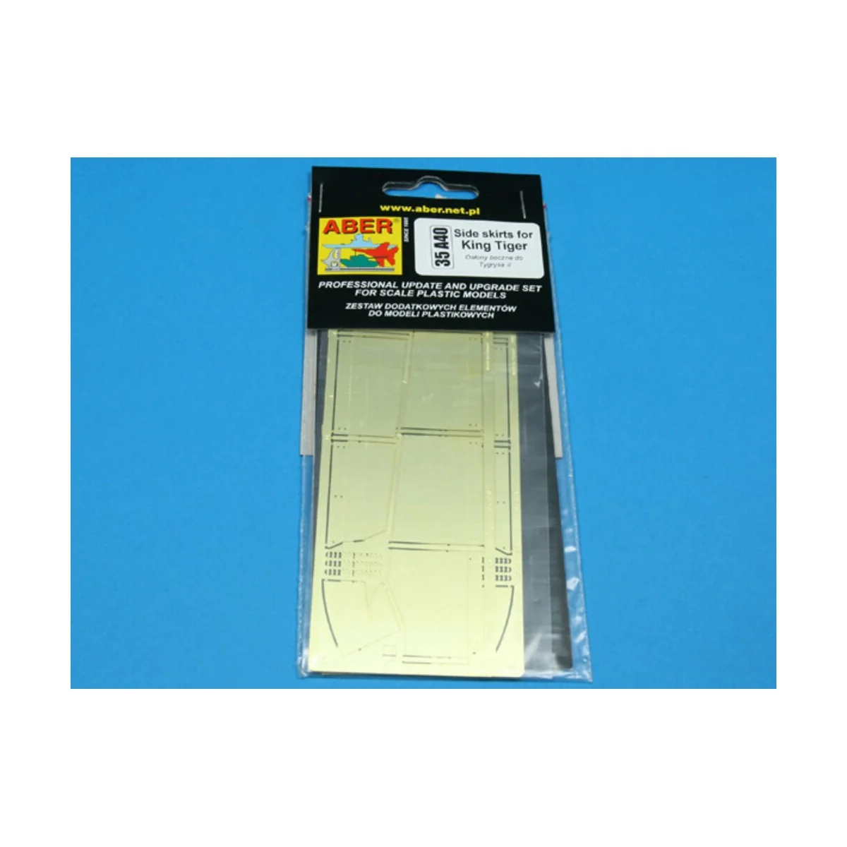 Side skirts for King Tiger, 1/35 - Aber Models 35 A040