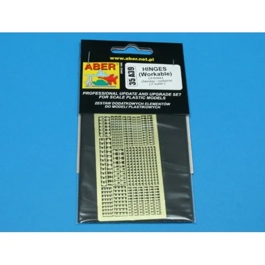 Hinges - workable (2 choice), 1/35 - Aber Models 35 A039