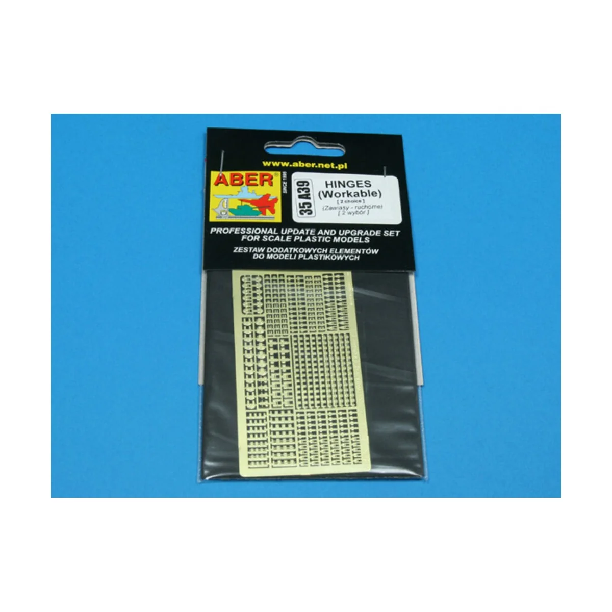 Hinges - workable (2 choice), 1/35 - Aber Models 35 A039