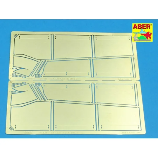 Side skirts for Jagdtiger, 1/35 - Aber Models 35 A041