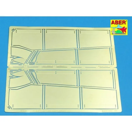 Side skirts for Jagdtiger, 1/35 - Aber Models 35 A041