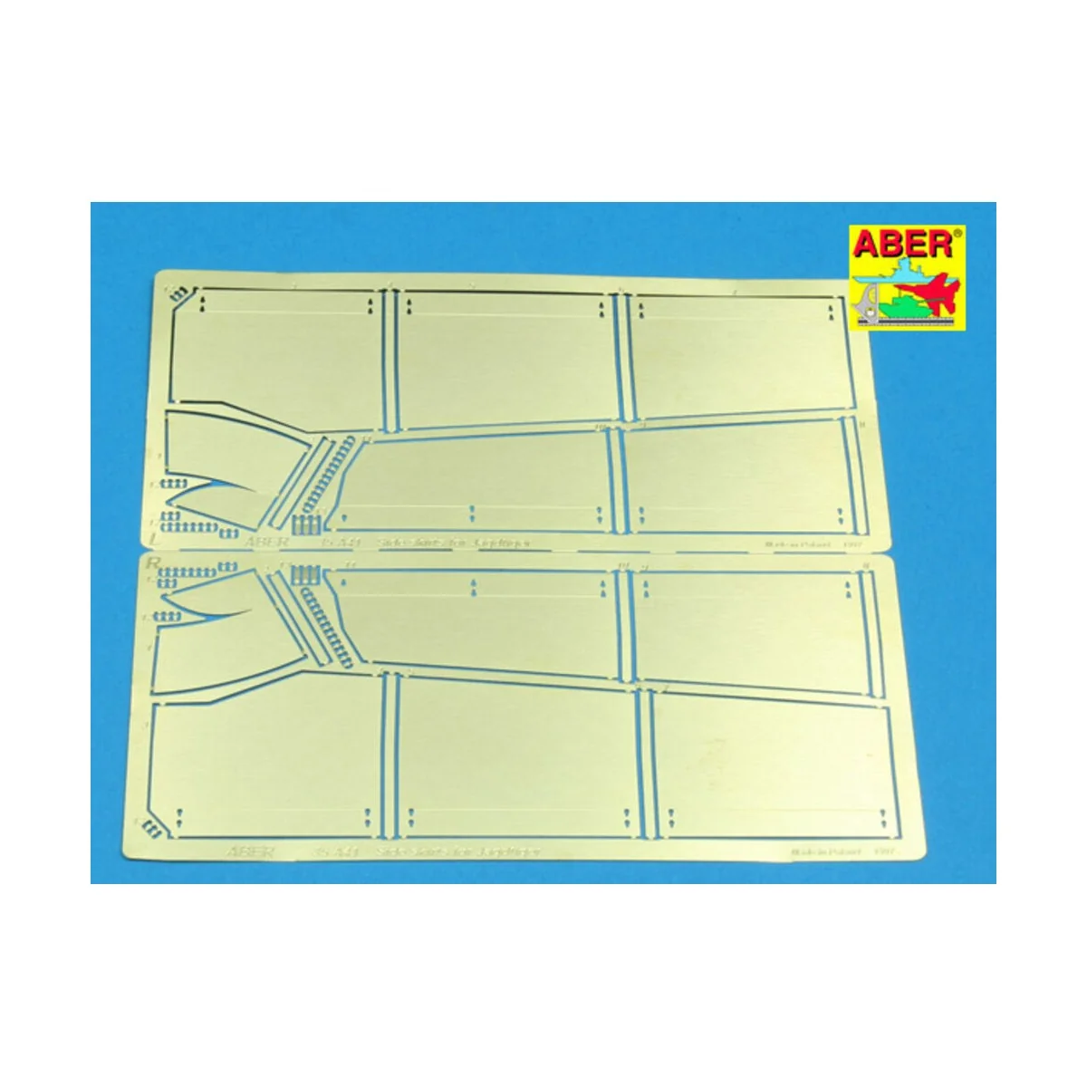 Side skirts for Jagdtiger, 1/35 - Aber Models 35 A041