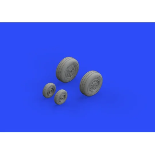 F-4J wheels for Zoukei Mura, 1/48 - Eduard Accessories 648313