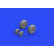 F-4J wheels for Zoukei Mura - Eduard Accessories 648313