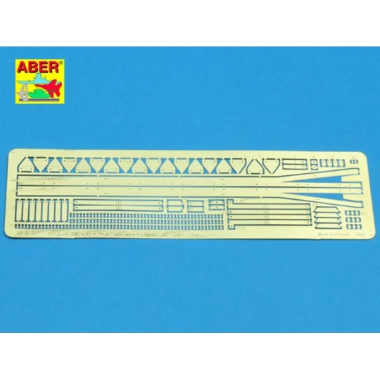 Brackets for Sturmgeschütz IV side skirts, 1/35 - Aber Models 35 A044