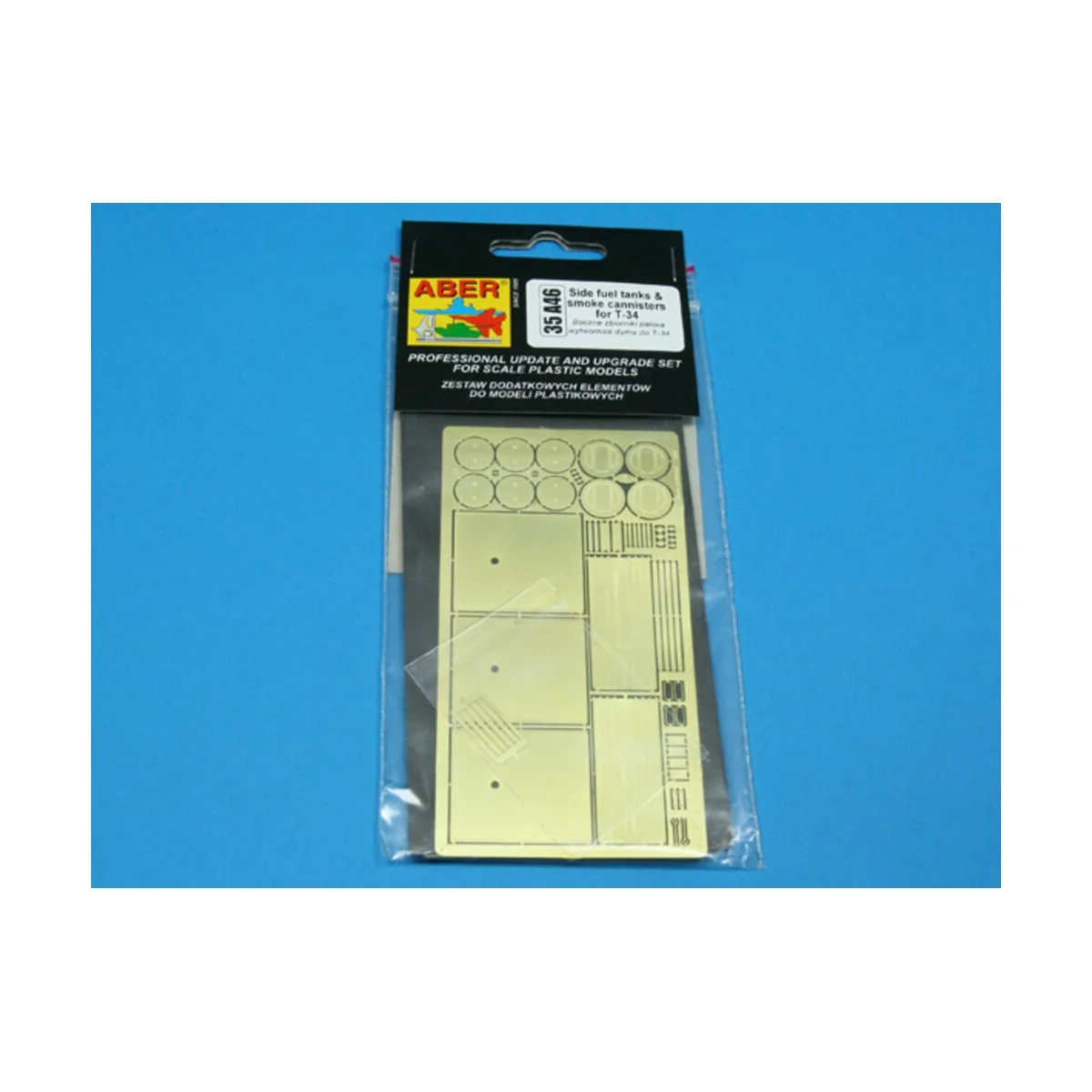 Side fuel tanks and smoke cannisters for T-34 & IS-2, 1/35 - Aber M...