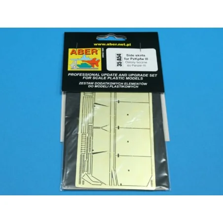 Side skirts for Pz.Kpfw III, 1/35 - Aber Models 35 A054