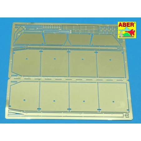 Side skirts for Pz.Kpfw III, 1/35 - Aber Models 35 A054