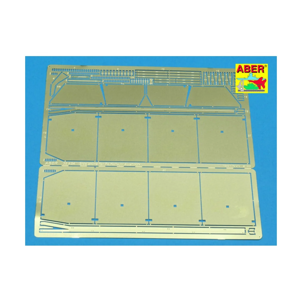 Side skirts for Pz.Kpfw III, 1/35 - Aber Models 35 A054