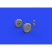 Ki-61-Id wheels for Tamiya, 1/48 - Eduard Accessories 648317