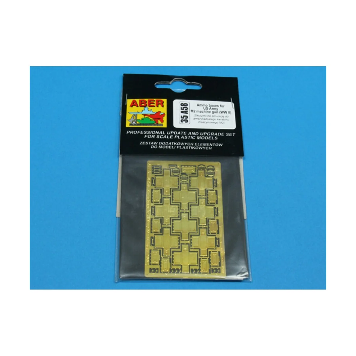 Ammo boxes for Browning M2 (WW II), 1/35 - Aber Models 35 A058