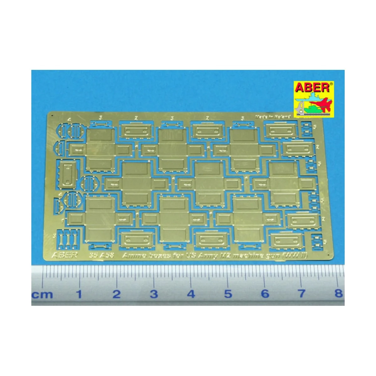 Ammo boxes for Browning M2 (WW II), 1/35 - Aber Models 35 A058