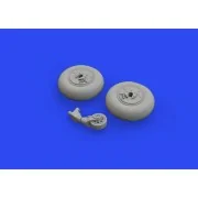 Ki-61-Id wheels for Tamiya, 1/48 - Eduard Accessories 648317