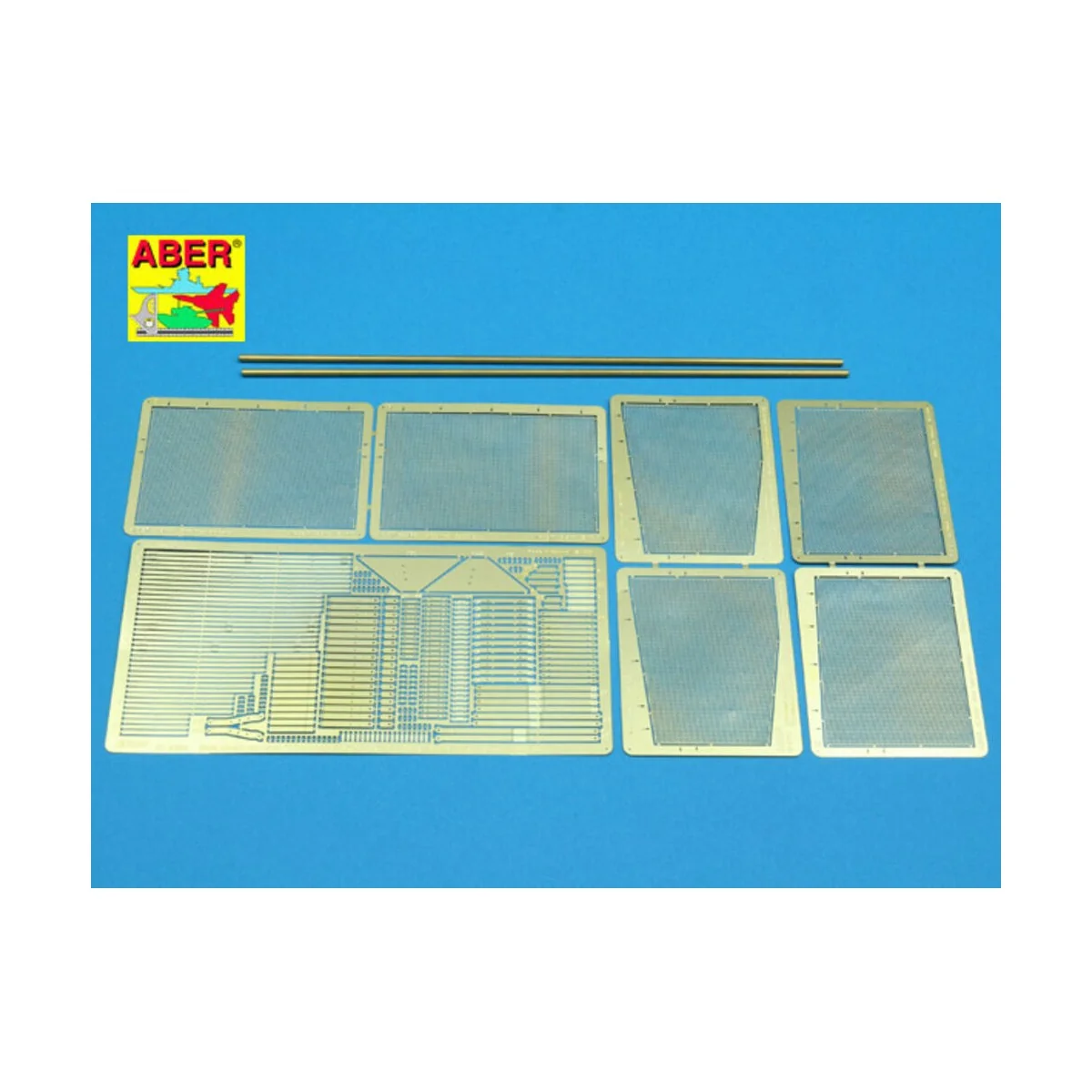 Side mesh screens for PzIV J, Jagdpanzer IV A, 1/35 - Aber Models 3...