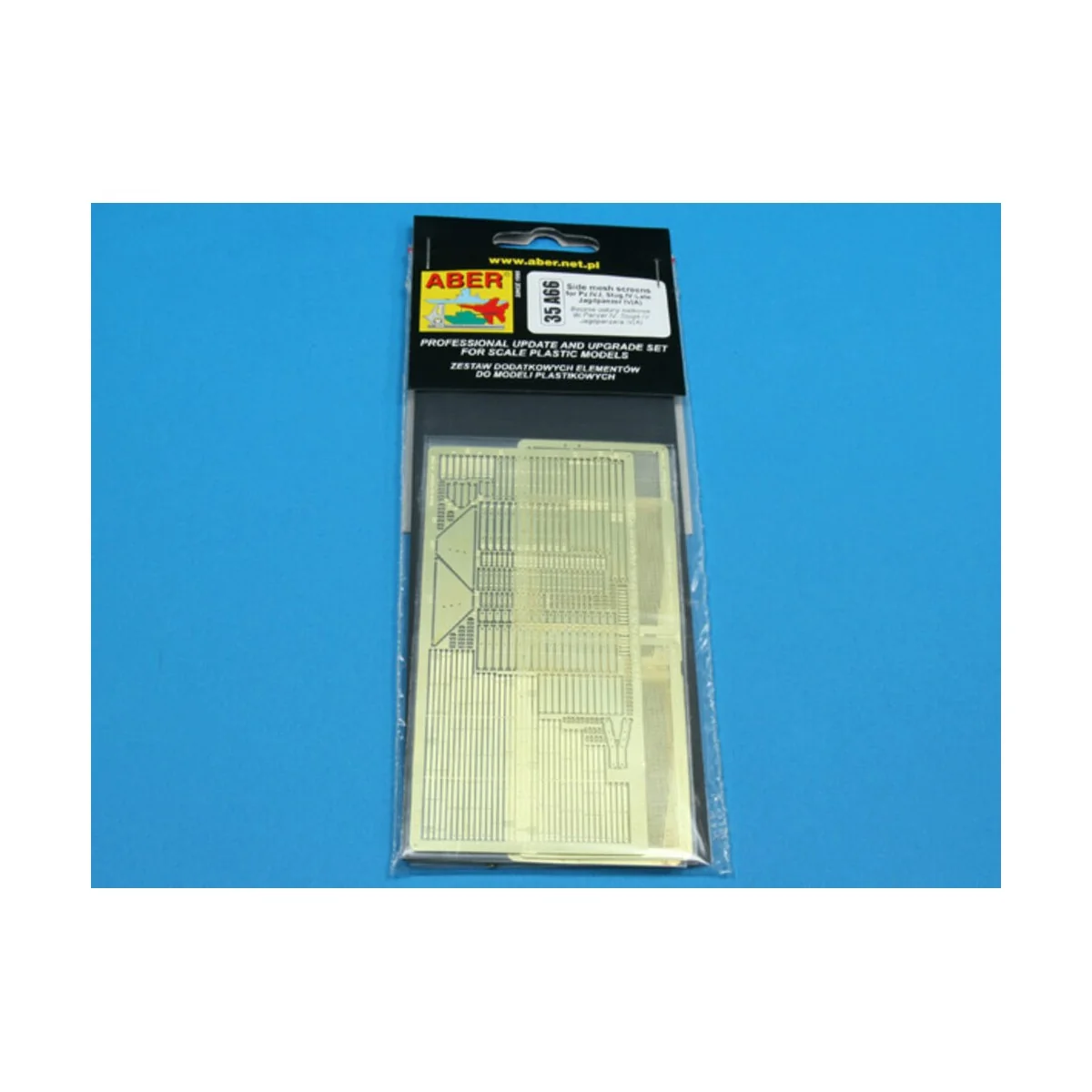 Side mesh screens for PzIV J, Jagdpanzer IV A, 1/35 - Aber Models 3...