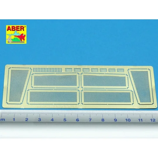 Upper mesh screens for Panzer IV, Ausf. J, 1/35 - Aber Models 35 A067