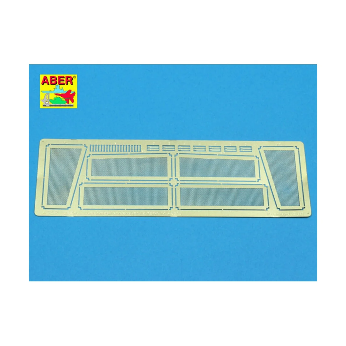 Upper mesh screens for Panzer IV, Ausf. J, 1/35 - Aber Models 35 A067