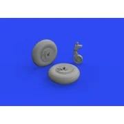 Ki-61-Id wheels for Tamiya, 1/48 - Eduard Accessories 648317