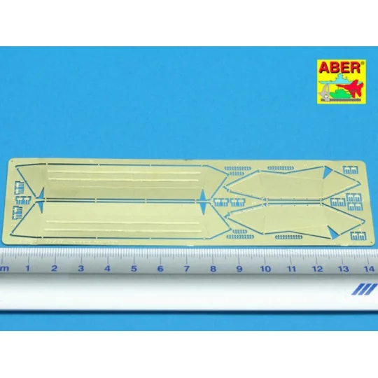 Fenders for M8/20, 1/35 - Aber Models 35 A072