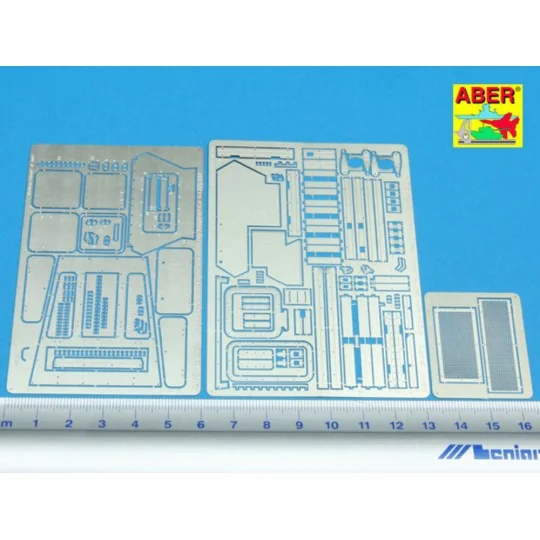 Engine upper deck for Sd.Kfz.234, 1/35 - Aber Models 35 A077