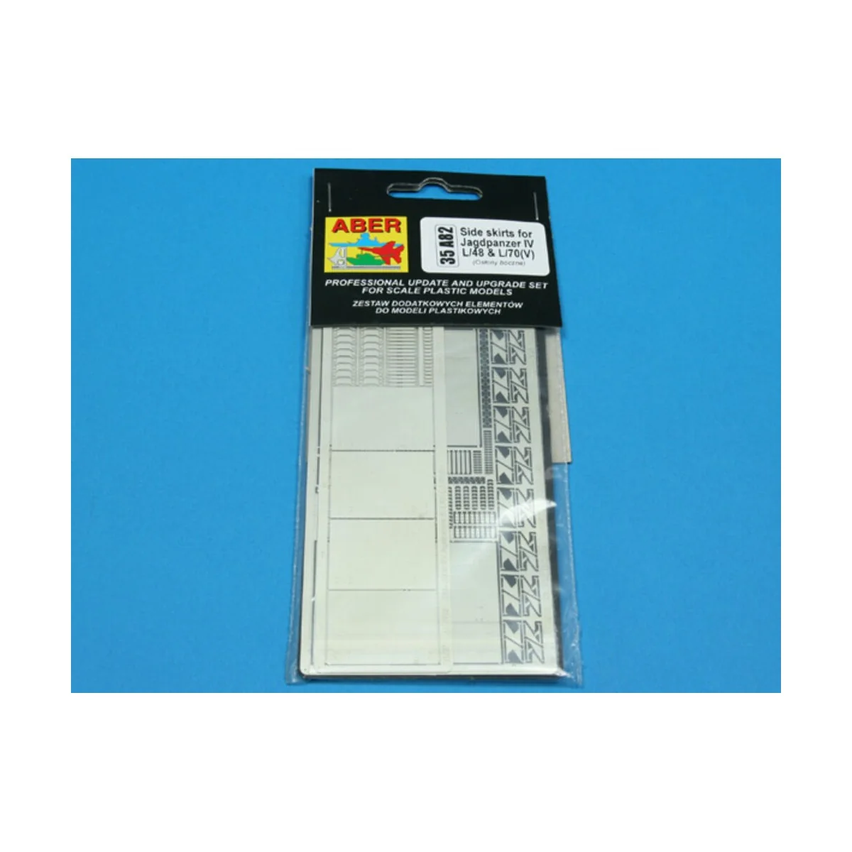 Side skirts for Jagdpanzer IV (V), 1/35 - Aber Models 35 A082