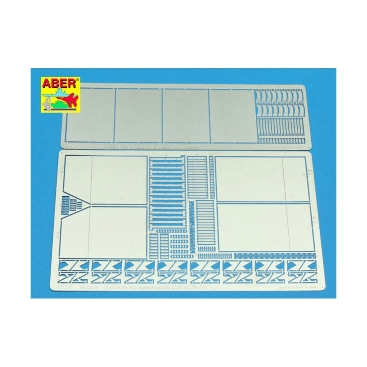 Side skirts for Jagdpanzer IV (V), 1/35 - Aber Models 35 A082