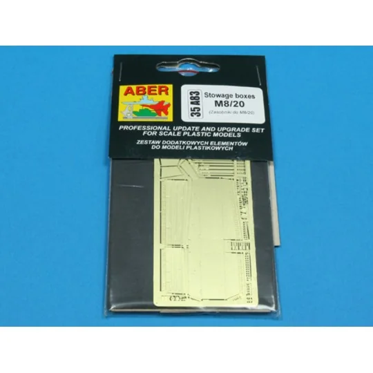Stowage boxes for M8/20, 1/35 - Aber Models 35 A083