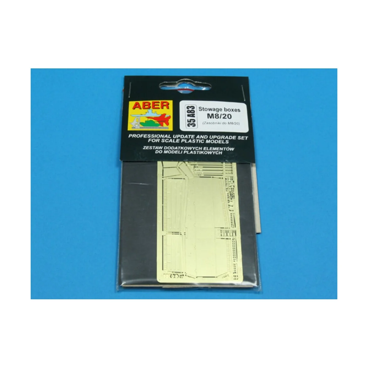 Stowage boxes for M8/20, 1/35 - Aber Models 35 A083
