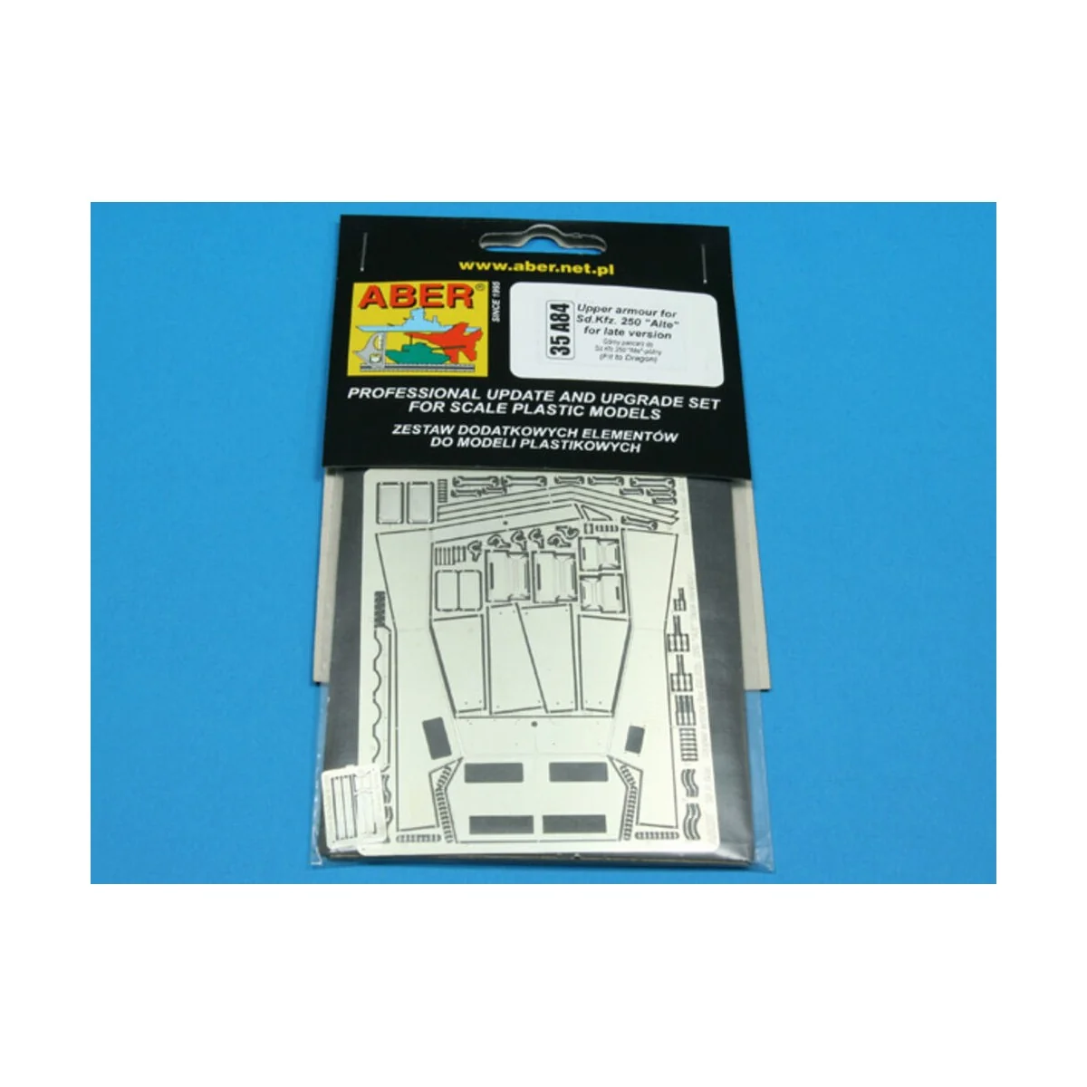 Upper armor for Sd.Kfz. 250 Alte for late version, 1/35 - Aber Mode...