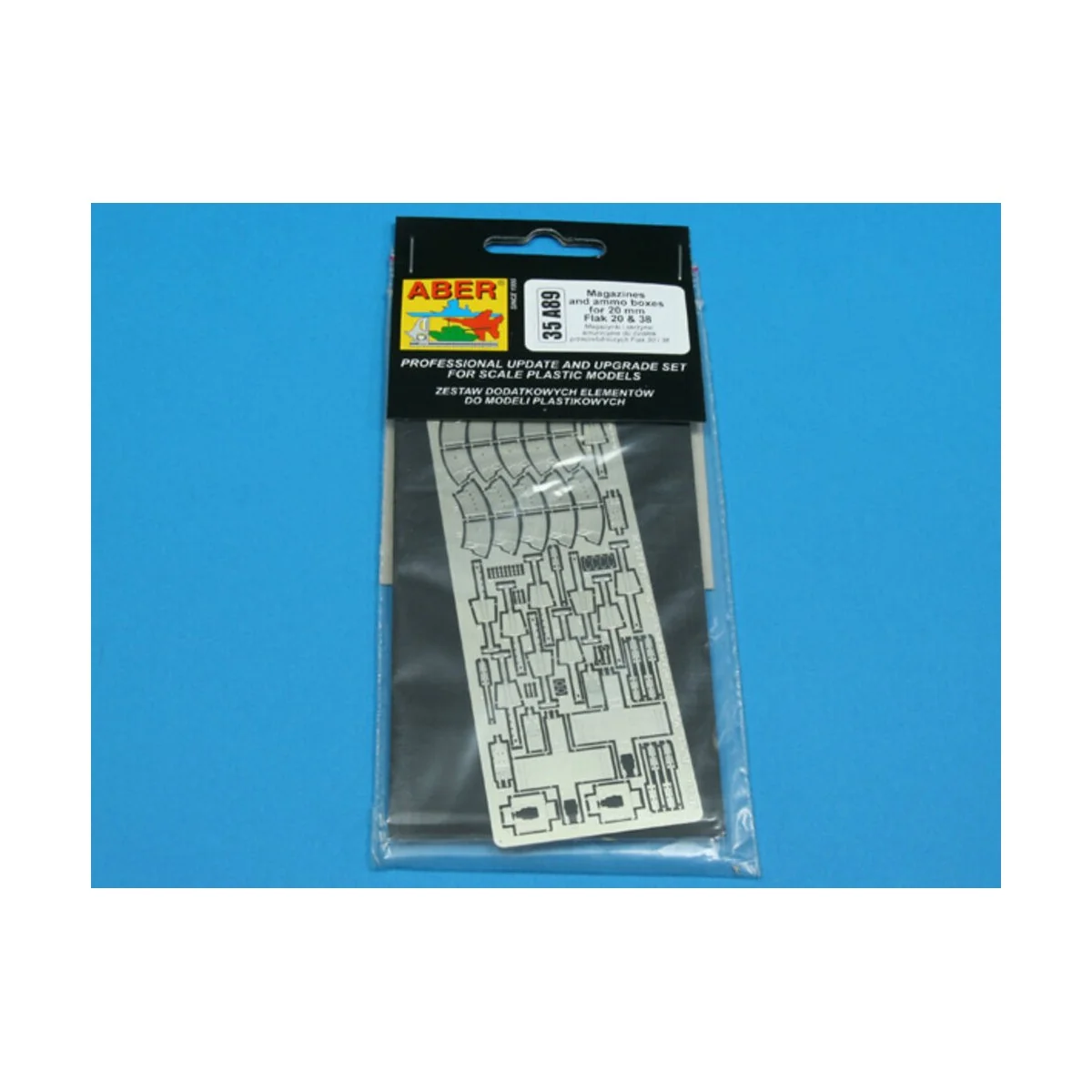 Magazines & ammo boxes for German Flak 30 & 38, 1/35 - Aber Models ...