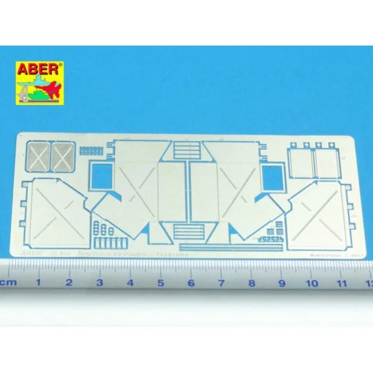 Rear boxes for Panther tanks & Jagdpanther, 1/35 - Aber Models 35 A091