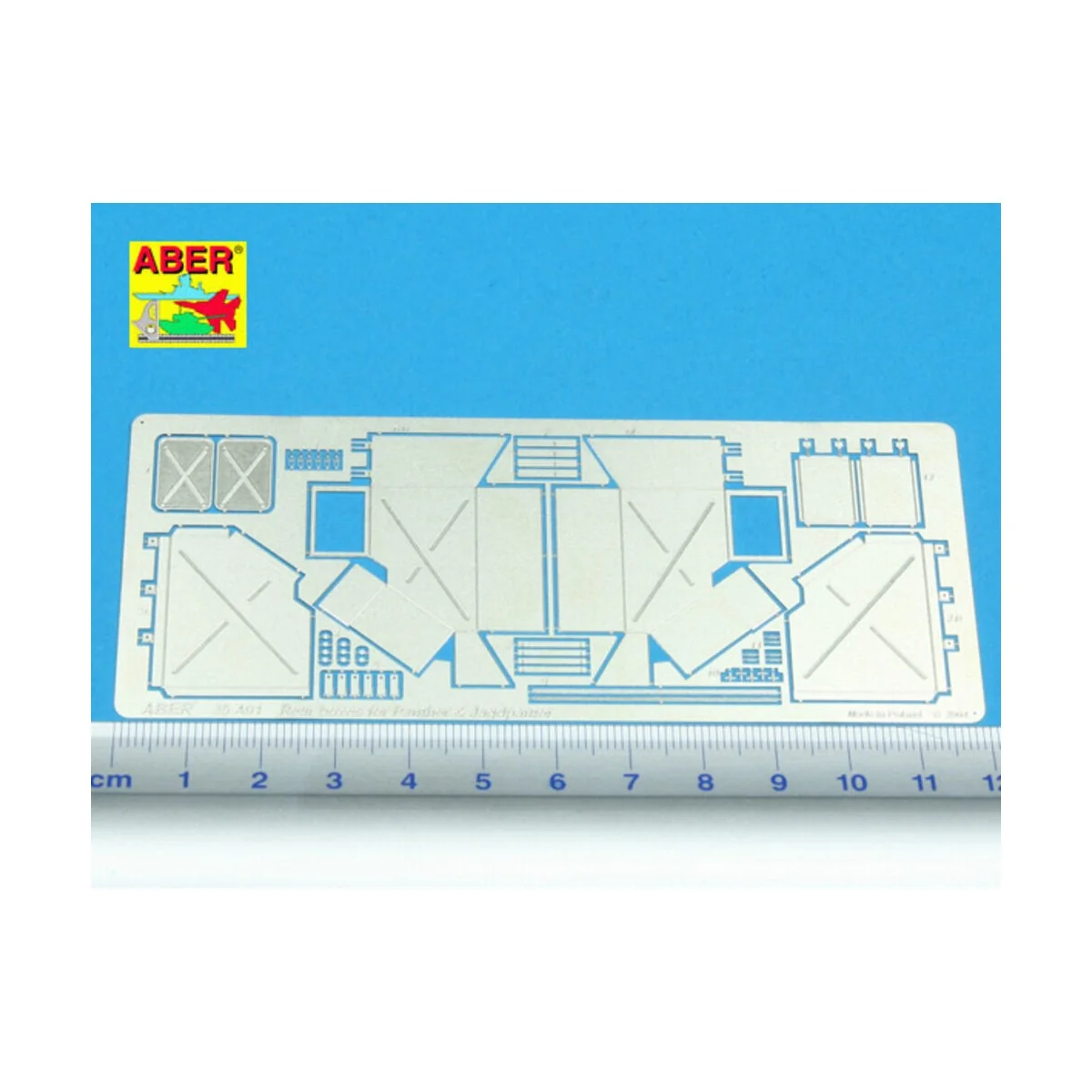 Rear boxes for Panther tanks & Jagdpanther, 1/35 - Aber Models 35 A091