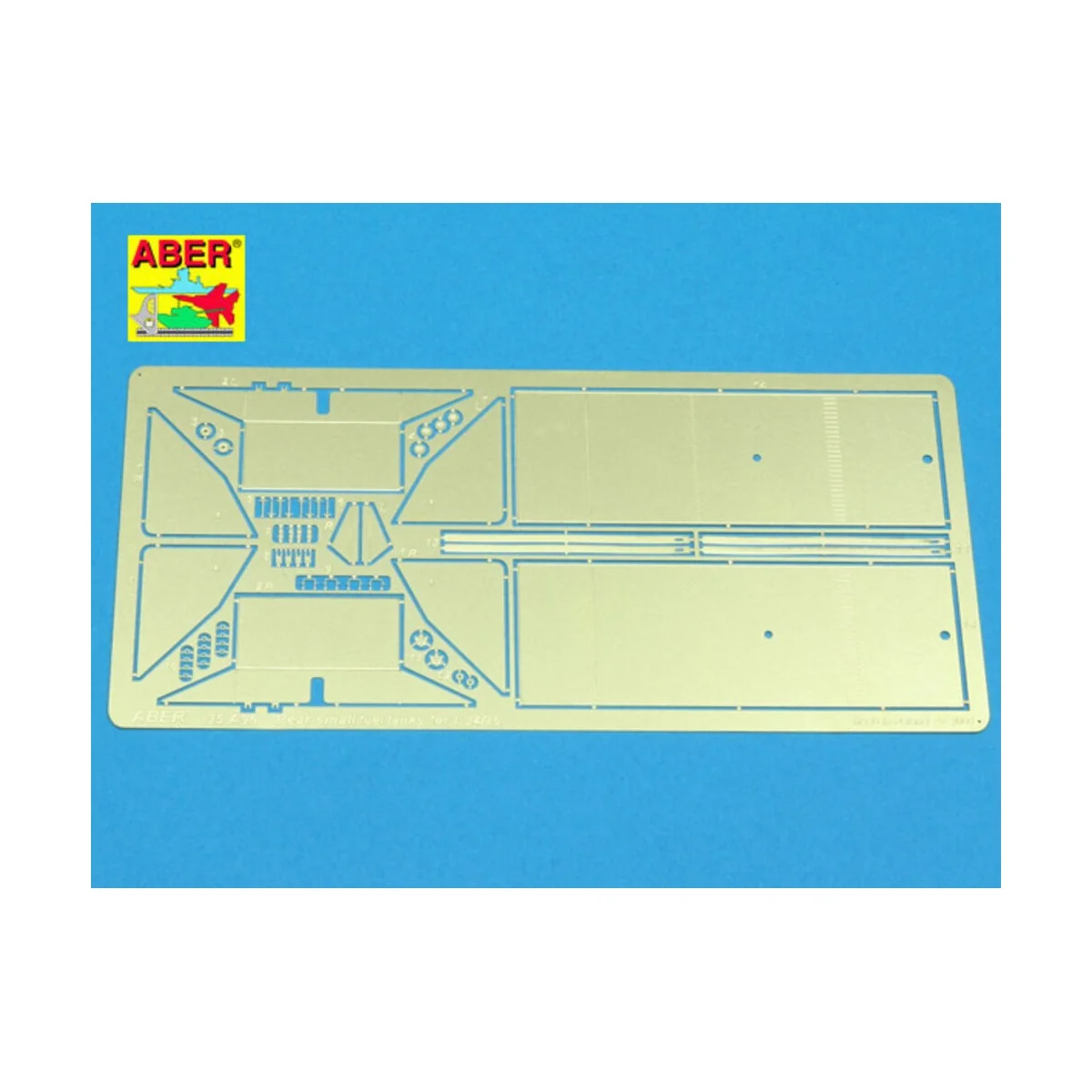 Rear small fuel tanks for T-34/76, 1/35 - Aber Models 35 A096