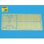 Rear large fuel tanks for T-34/76, 1/35 - Aber Models 35 A097