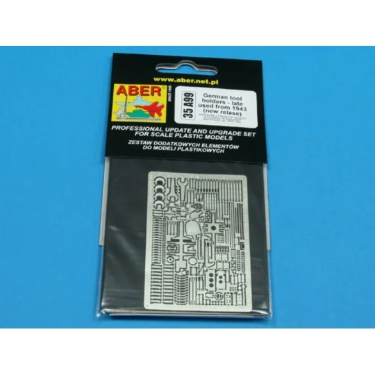 German tool holders-late used from 1943, 1/35 - Aber Models 35 A099