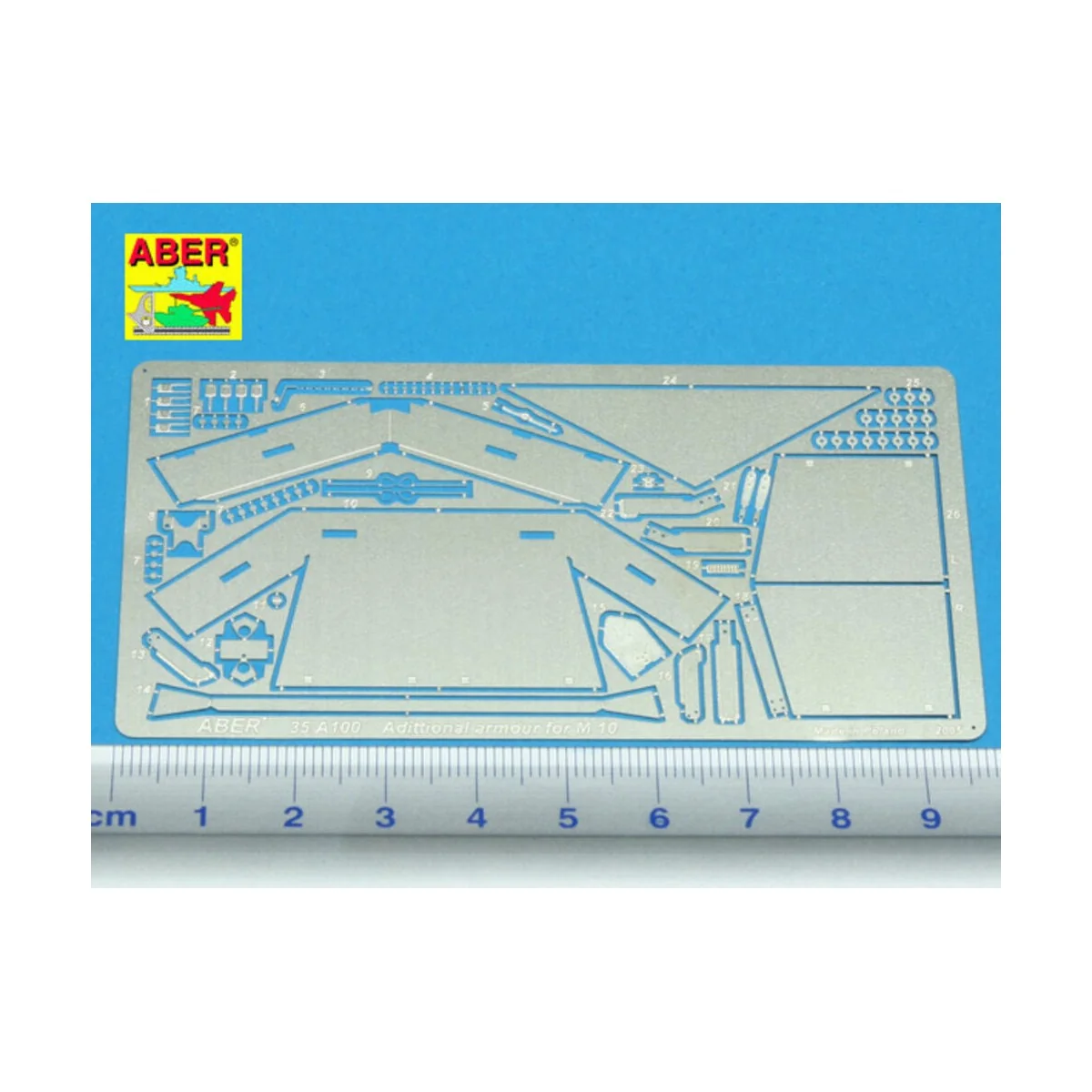 Additional armour for M10, 1/35 - Aber Models 35 A100
