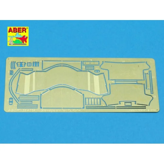 Turret stowage bins for Pz.Kpfw. III, 1/35 - Aber Models 35 A104