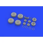 SU-34 wheels for Hobby Boss, 1/48 - Eduard Accessories 648326