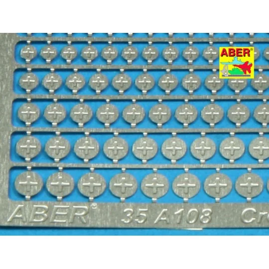 Cross type screaw heads, 1/35 - Aber Models 35 A108