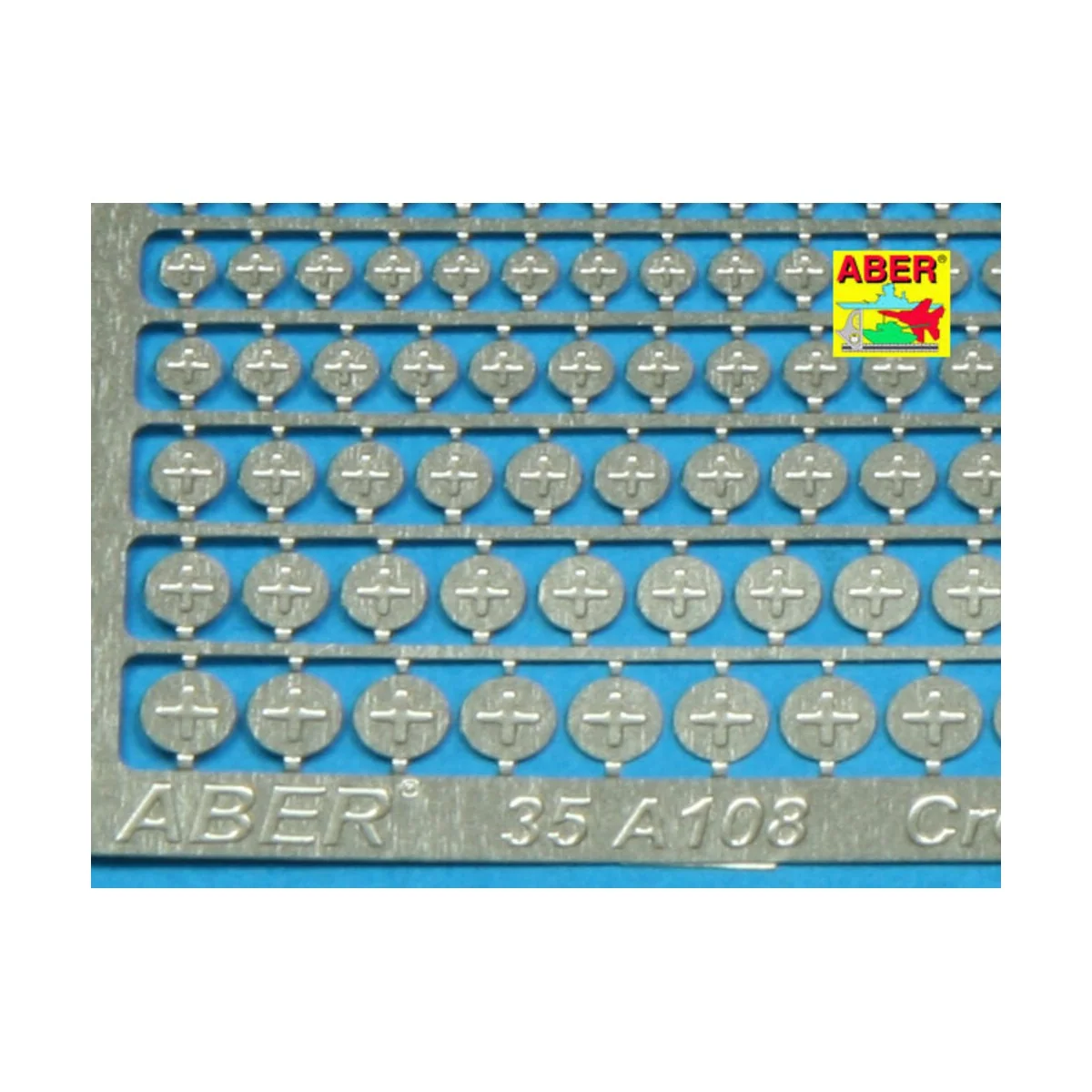 Cross type screaw heads, 1/35 - Aber Models 35 A108