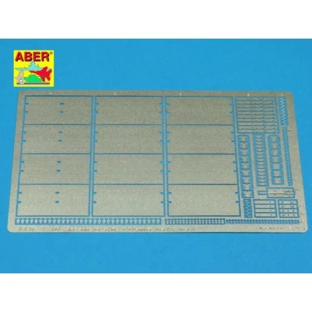 Side skirts for Panther Ausf. A & Ausf.D, 1/35 - Aber Models 35 A107