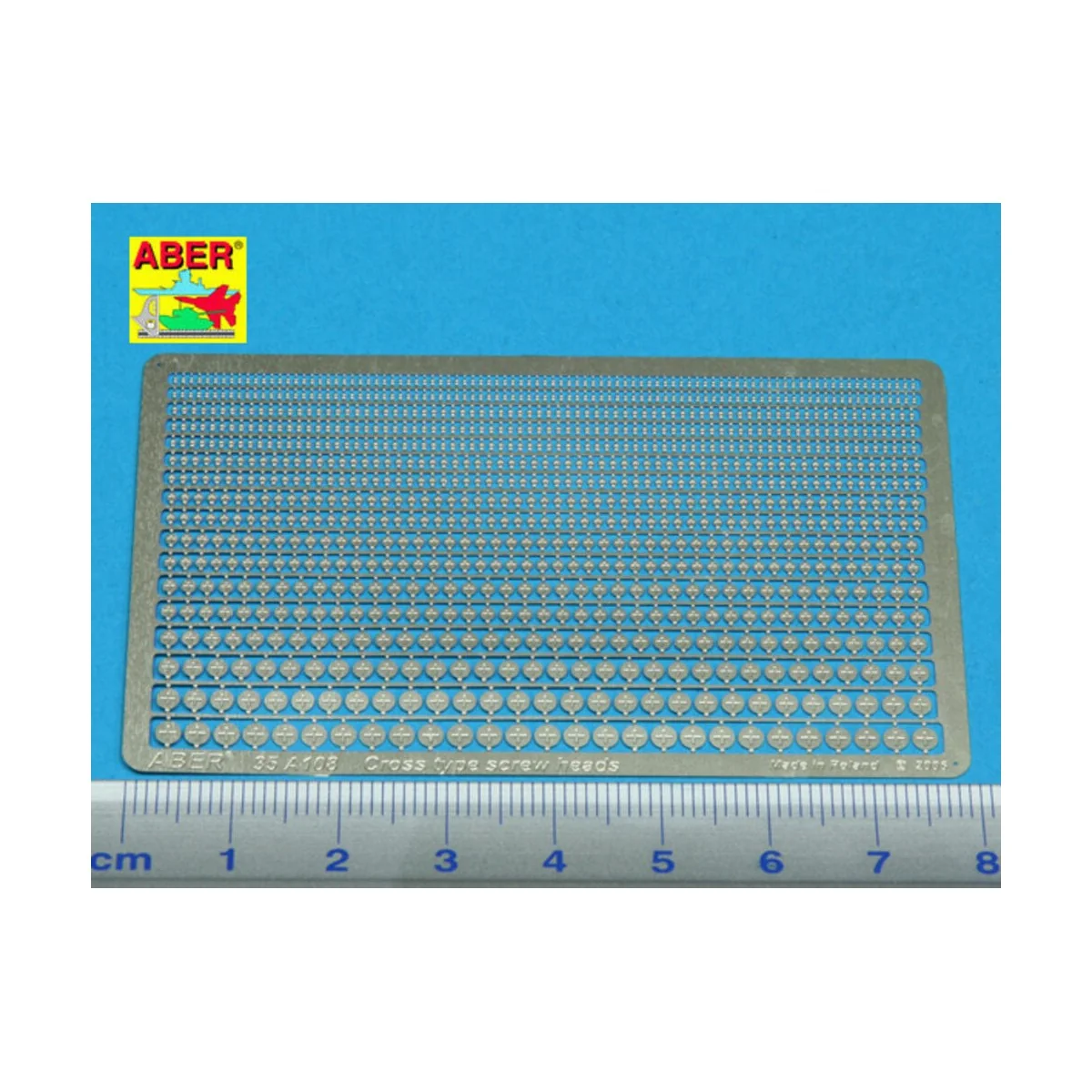 Cross type screaw heads, 1/35 - Aber Models 35 A108
