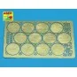 German WW II 200 Itr. fuel drum covers, 1/35 - Aber Models 35 A114