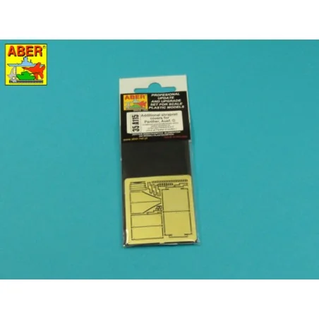 Aditional shrapnel covers for Panther.G, 1/35 - Aber Models 35 A115