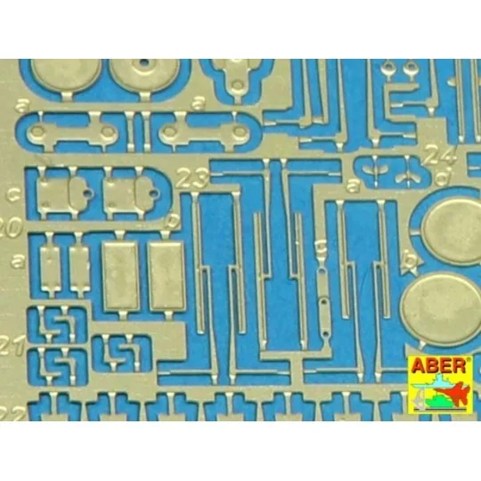 Wipers & mirrors WWII period, 1/35 - Aber Models 35 A121